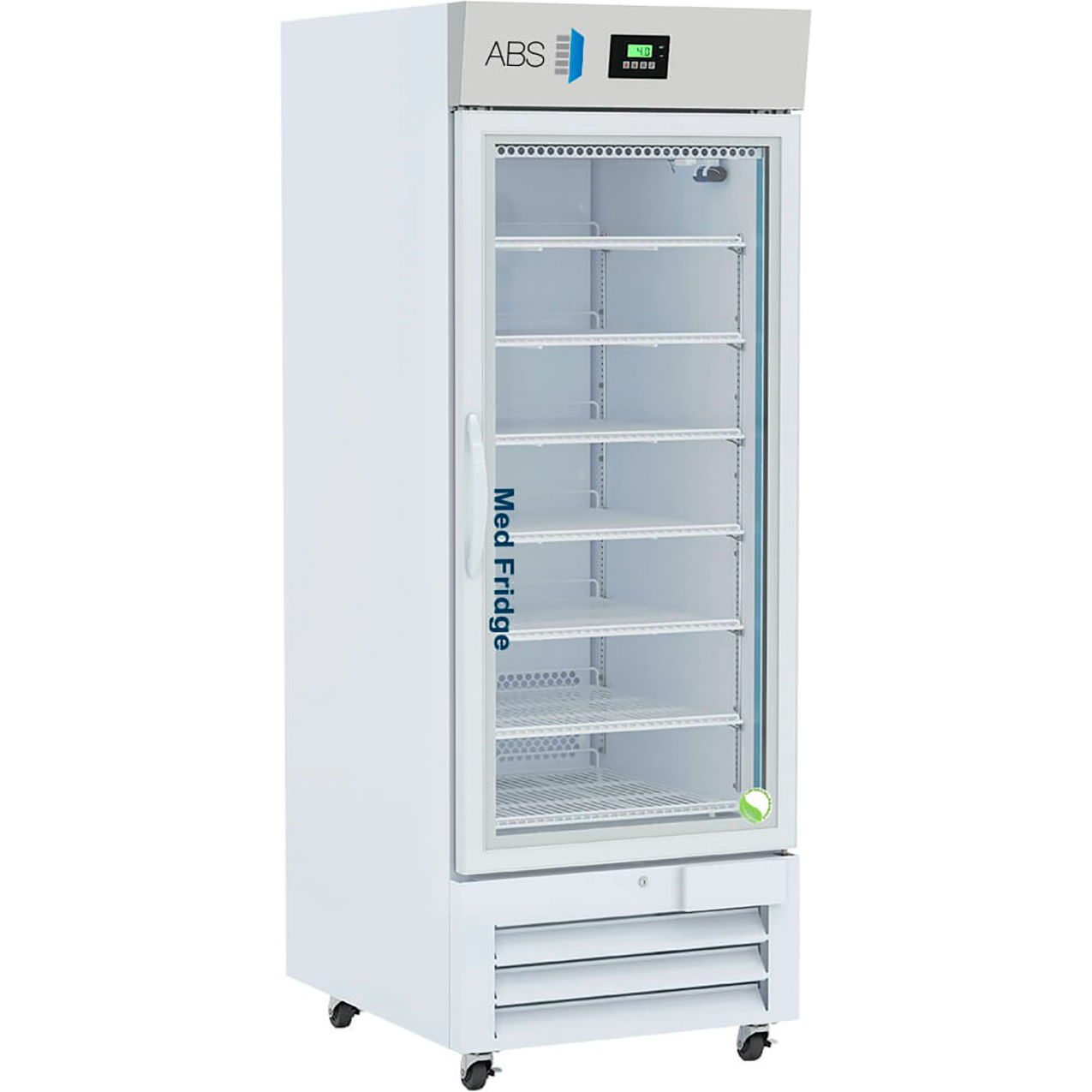 Premier Pharmacy Upright Refrigerator, 26 Cu. Ft. Capacity, Glass Door