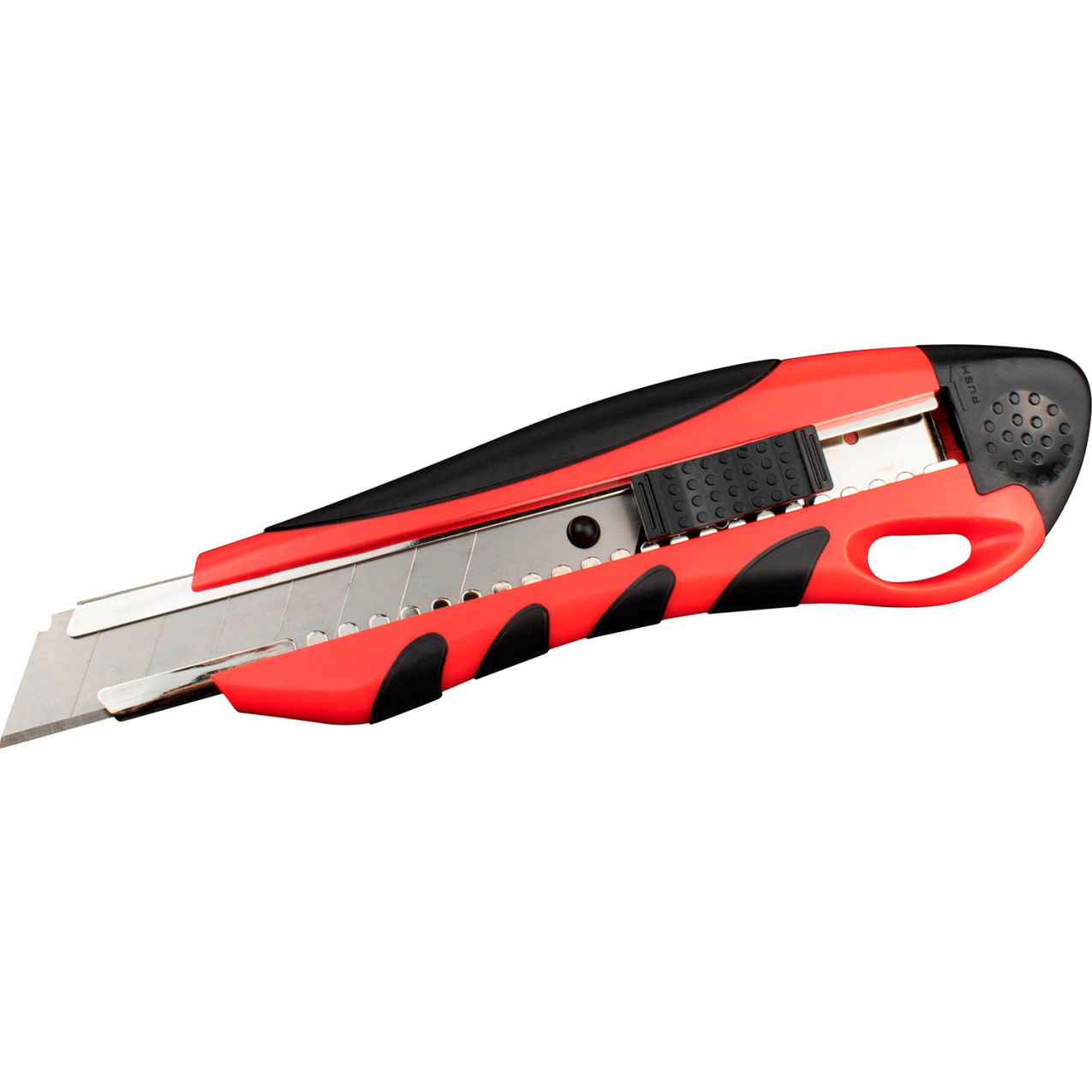 Retractable Heavy Duty Snap-Off Utility Knife, Red