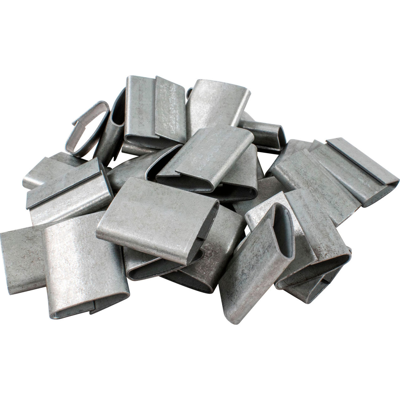 Regular Duty Push On Steel Seals, 5/8" Strap Width, Pack of 2500