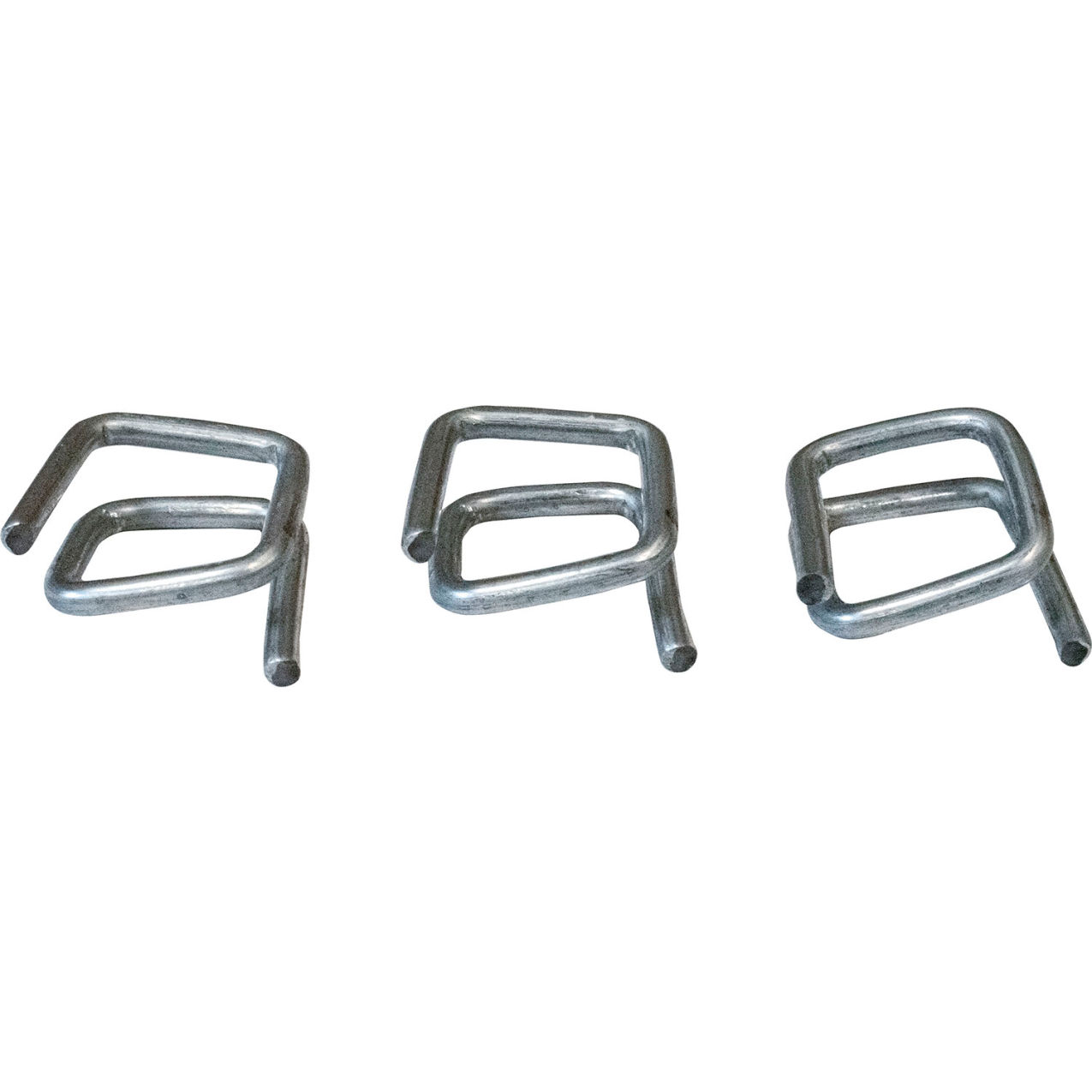 Economy Galvanized Wire Buckles, 1/2" Strap Width, Pack of 1000