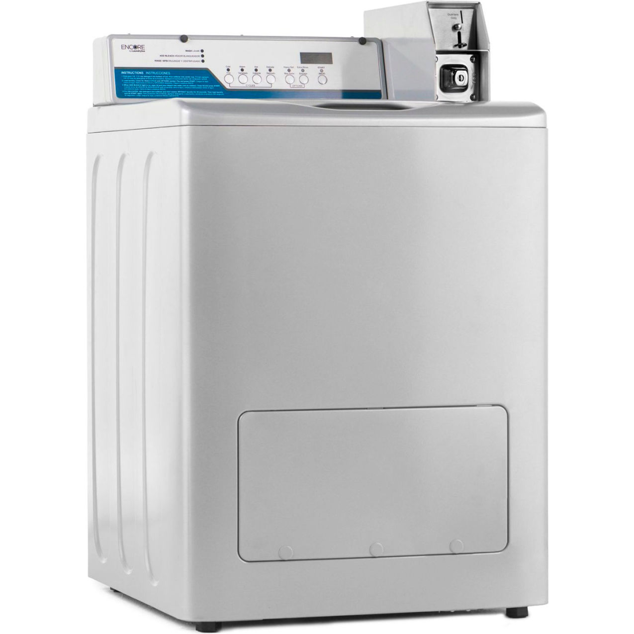 Top Load Washer, Cashless, 2.9 Cu.Ft. Capacity, 120V, White