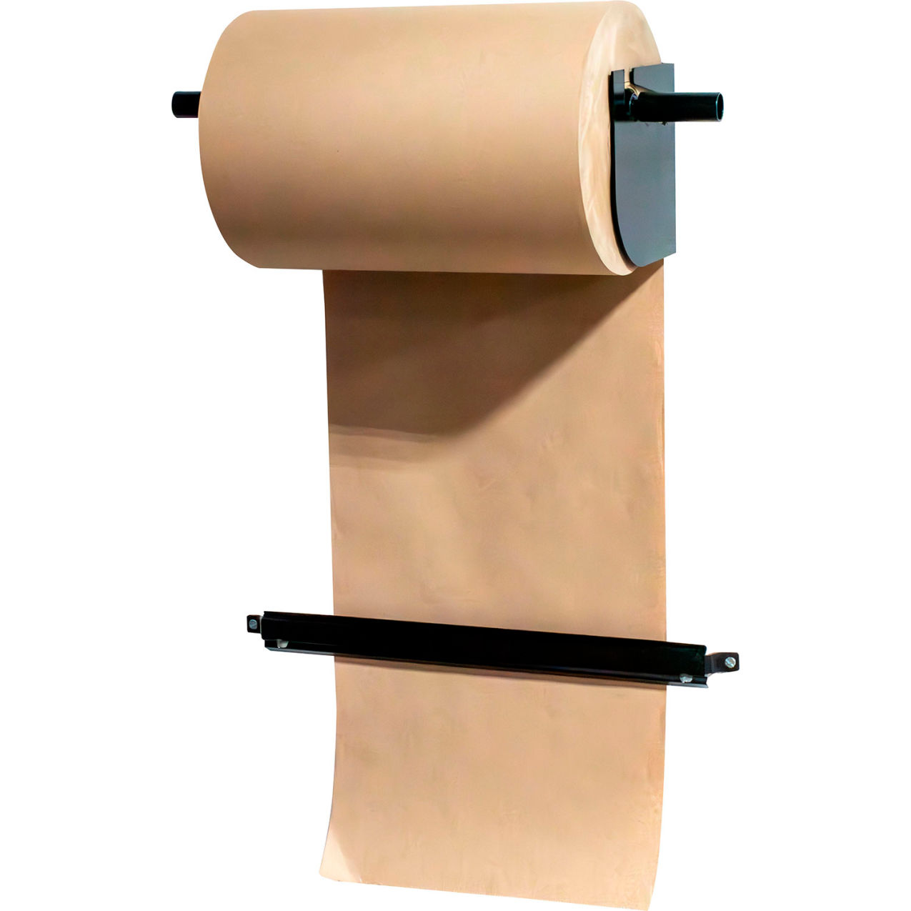 Wall Mounted Dispenser with Serrated Blade For 48" Material Width
