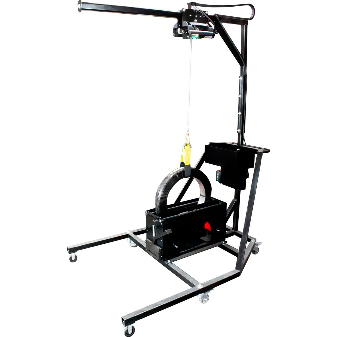 Standard Oscillated or Ribbon Lifter Device with Tool Mast, 16" Core, Black
