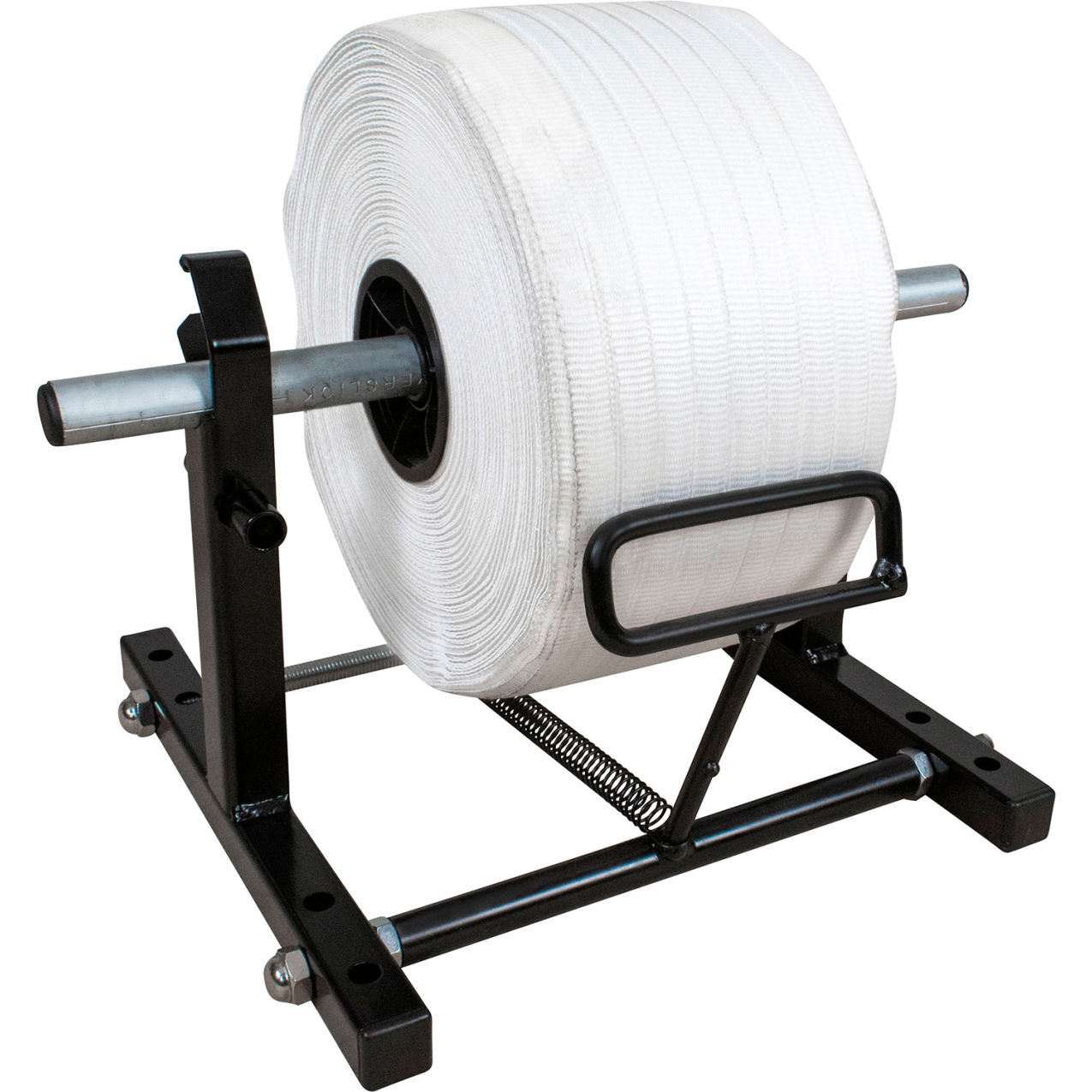 Packaging Oscillated Stationary Cord Strapping Dispenser, 1" Core, Black