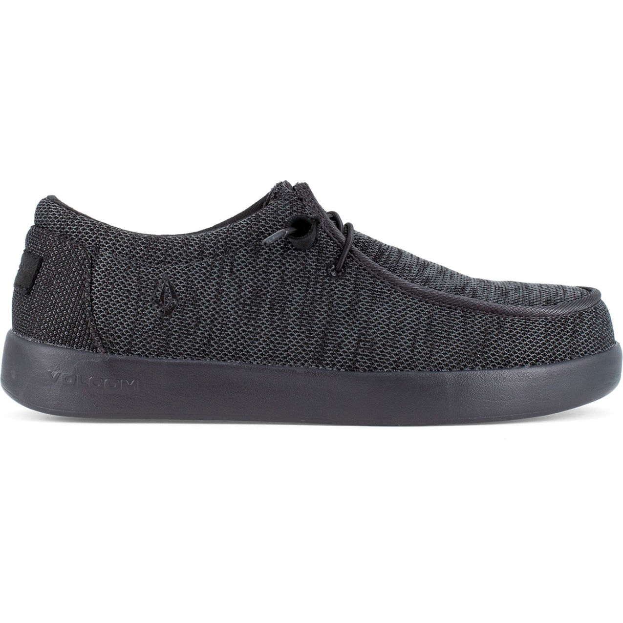 Chill Men's Slip-On Casual Work Shoes, Composite Toe, Size 4.5W, Black