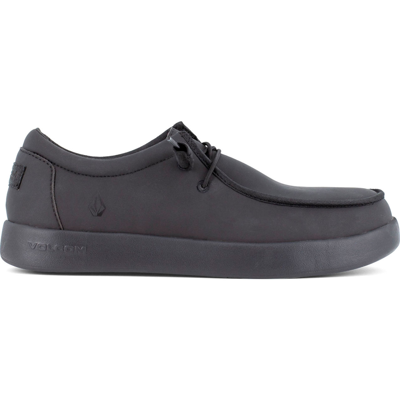 Chill Women's Slip-On Casual Work Shoes, Composite Toe, Size 6.5W, Black
