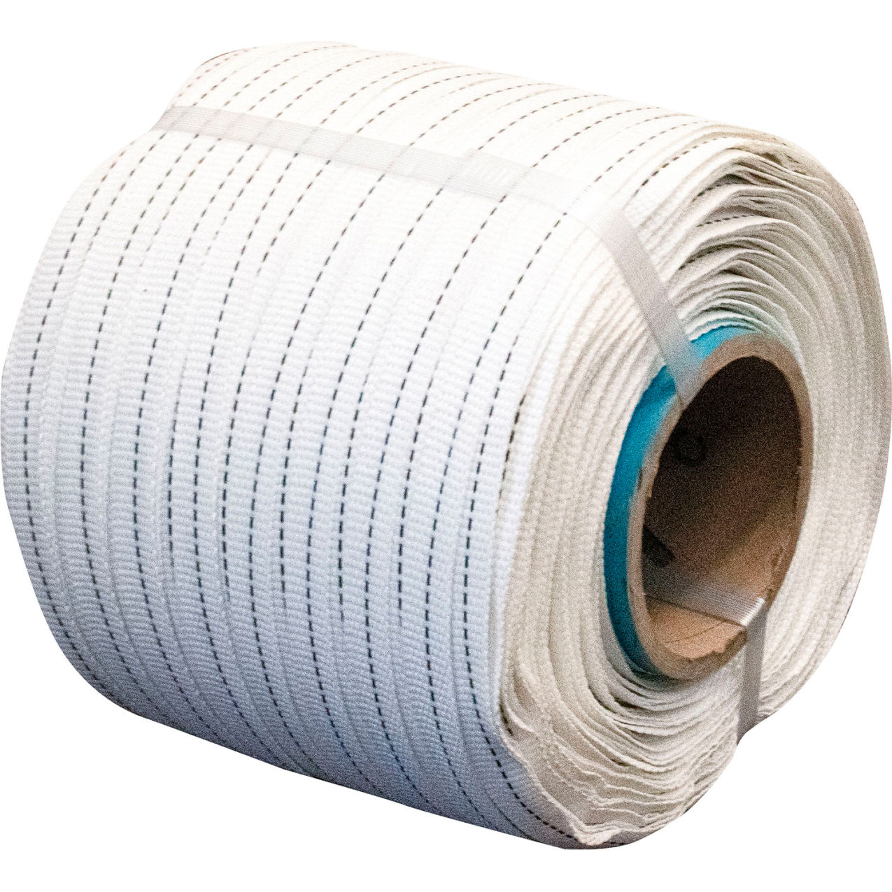 Regular Duty Woven Poly Cord, 5/8"W x 1640'L x 0.031" Thick,3-1/2" CoreWhite