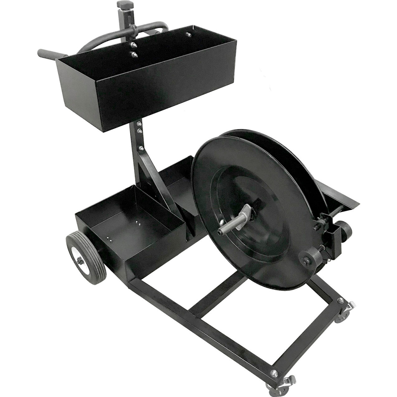 Standard Ribbon Mobile Strapping Truck, 16" Core, Black
