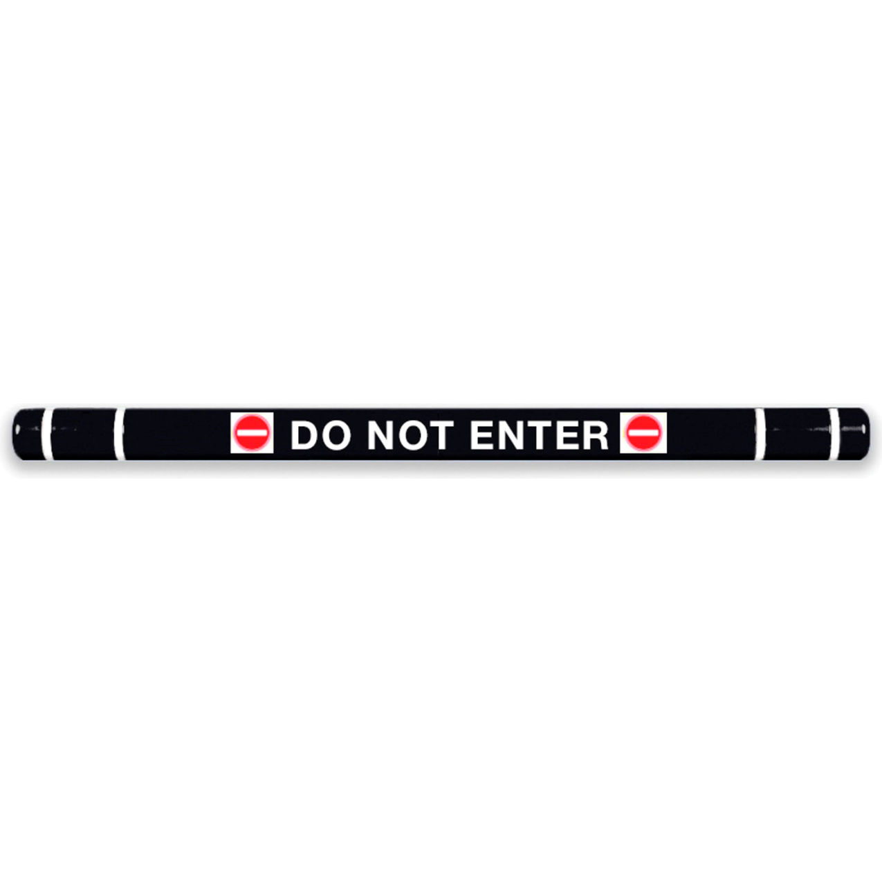 Height Guard "DO NOT ENTER" Lettering Kit with Symbols, 37"L, Black