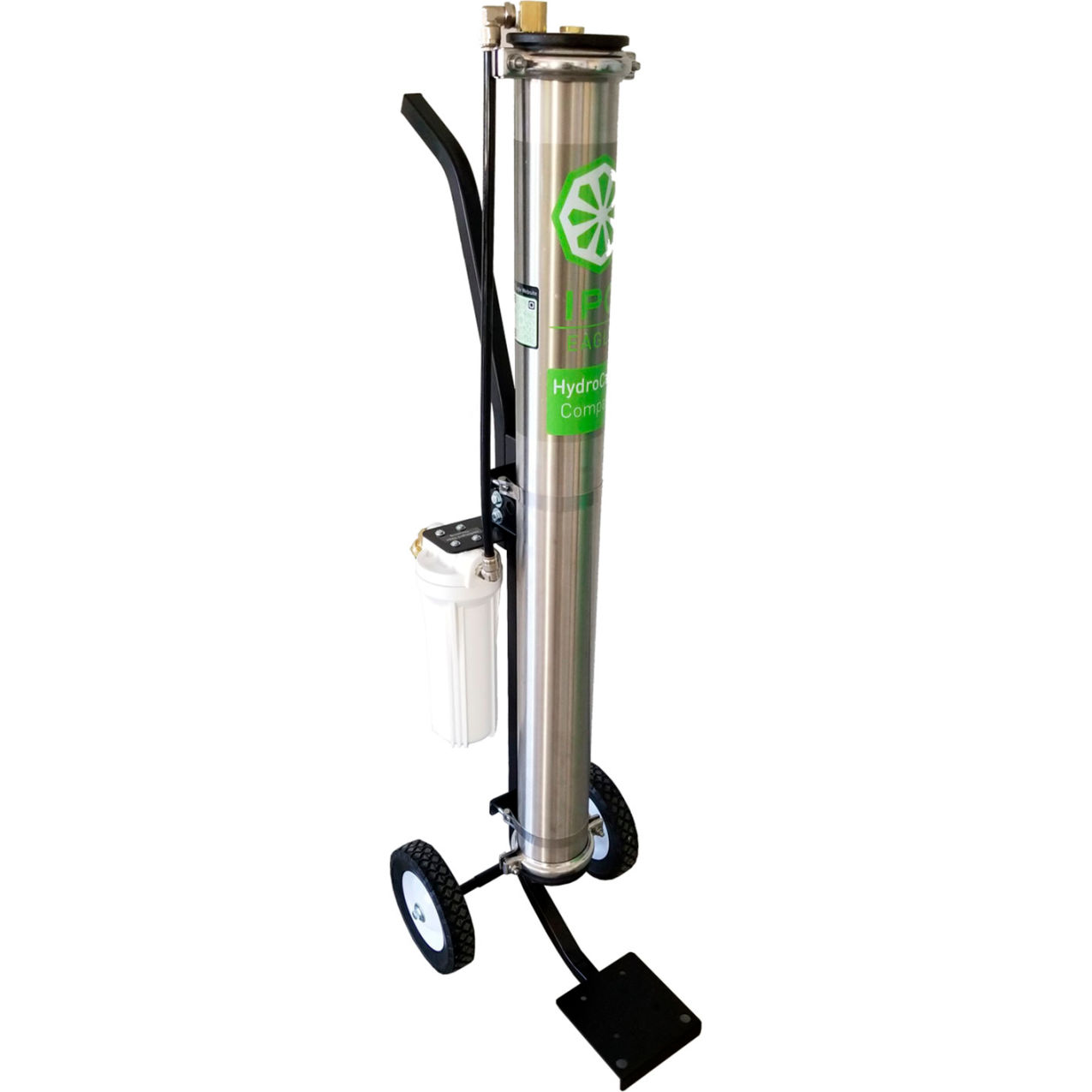 Hydrocart Compact Pure Water System with 35' Telescopic Carbon Fiber Pole & Brush Head