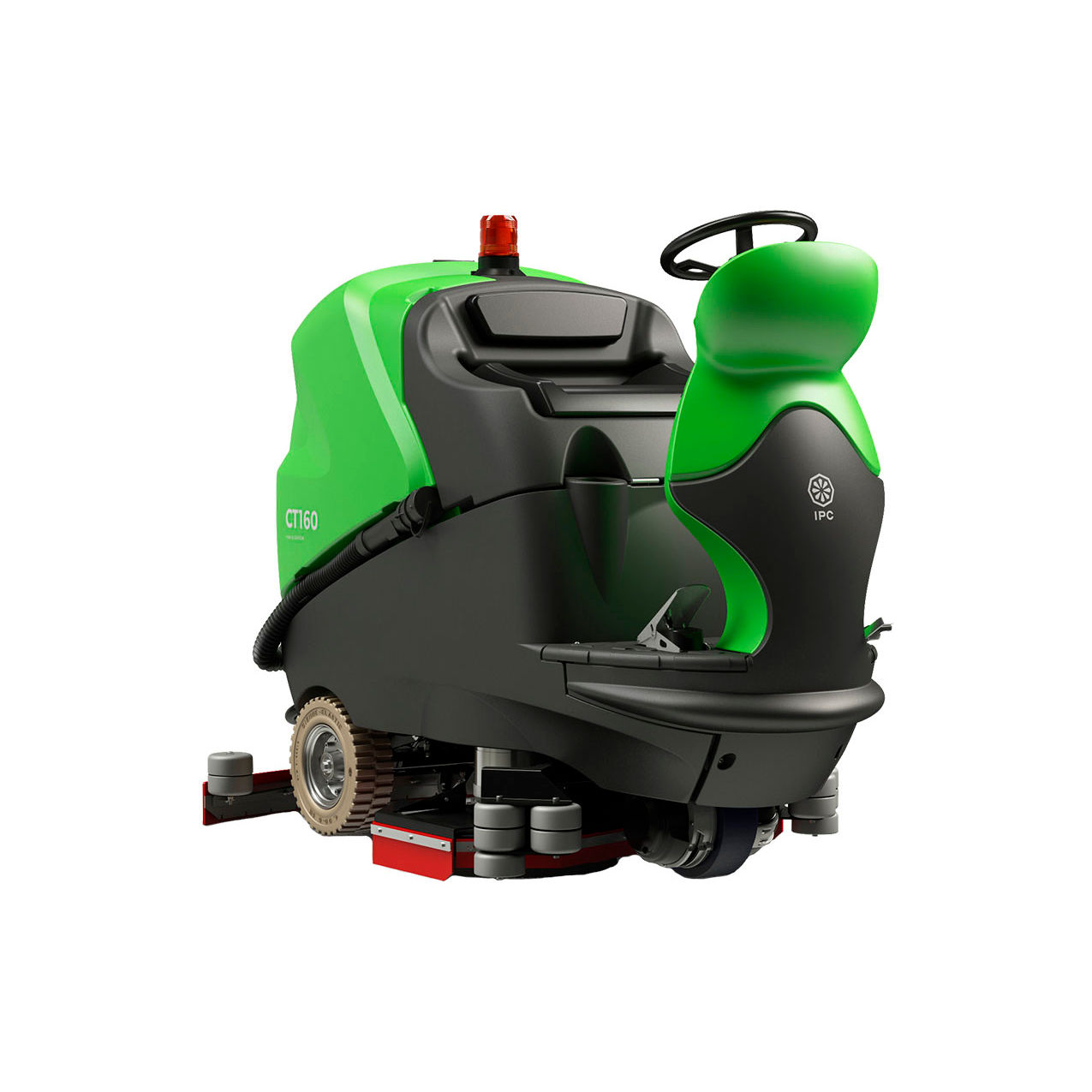IPC CT160 Cylindrical Riding Floor Scrubber, 30" Cleaning Path