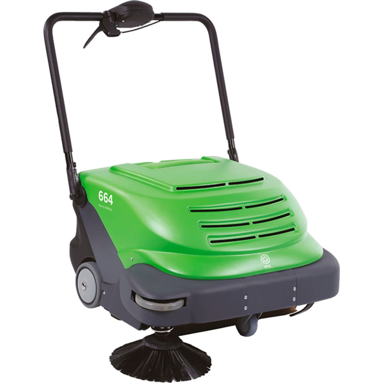 Battery Powered Floor Vacuum Sweeper, 32" Cleaning Path