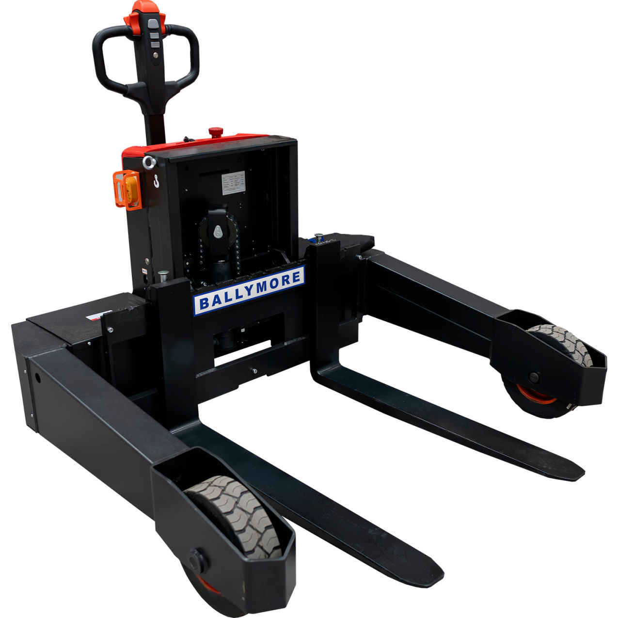 Heavy Duty Rough Terrain Powered Pallet Jack, 5000 lb. Capacity, 63"W x 42-1/8"L Forks