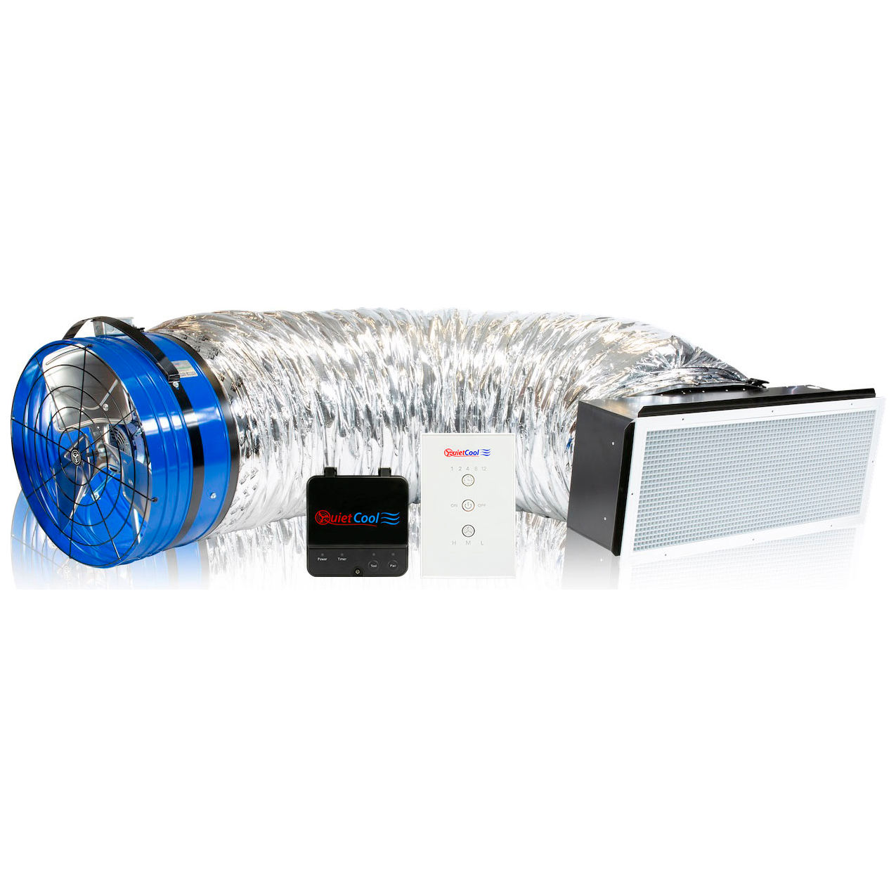 Classic 24-1/2" Advanced Whole House Fan with Included Wireless Control, 6924 CFM
