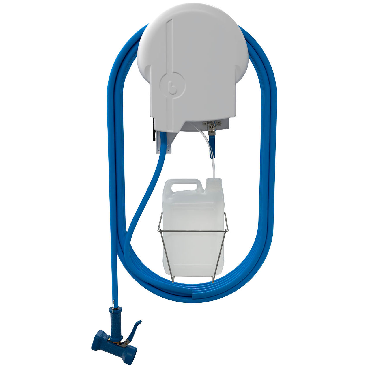 Enclosed Wall Mounted Sprayer, 1 Product, Dinga Spray Gun with Bracket