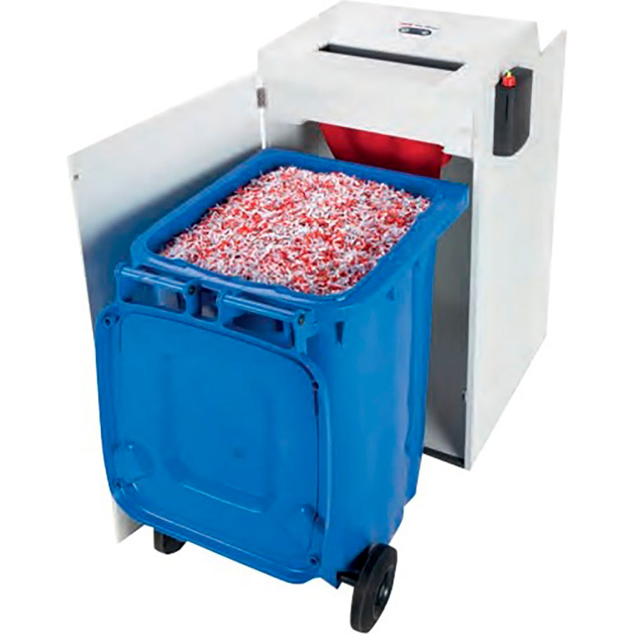 Pure 740 Max 22 Sheet, Cross-Cut Large Scale Mobile Shredder, 63.4 Gal. Capacity