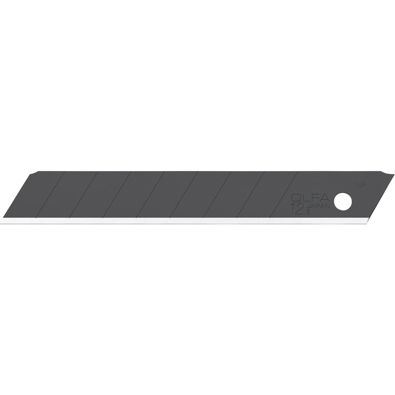 12.5mm Medium Duty Black Snap Blades, 10 Pack