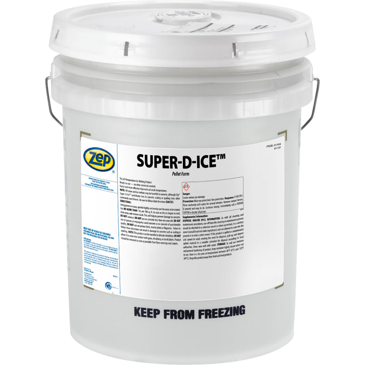Zep Liquid Ice Melt, 40 LB Pail