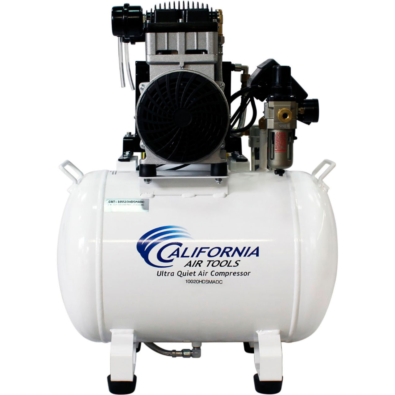 Ultra Quiet & Oil-Free 2 HP 10 Gal Tank Air Compressor