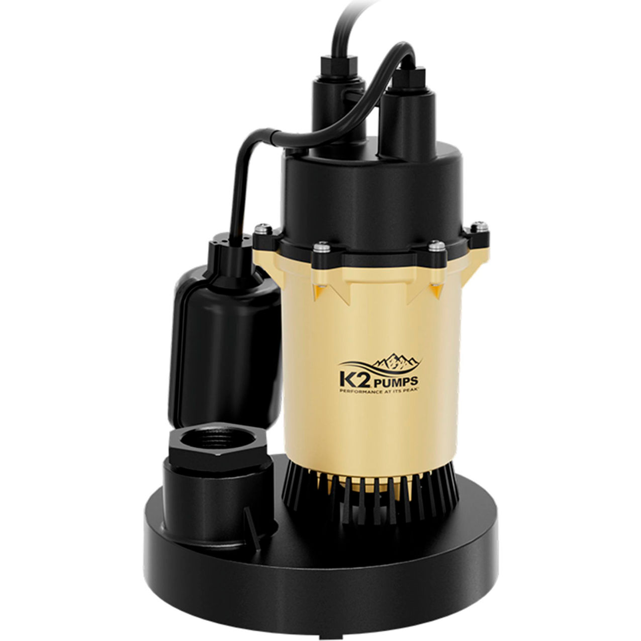 1/3 HP Direct Tethered Top Suction Sump Pump