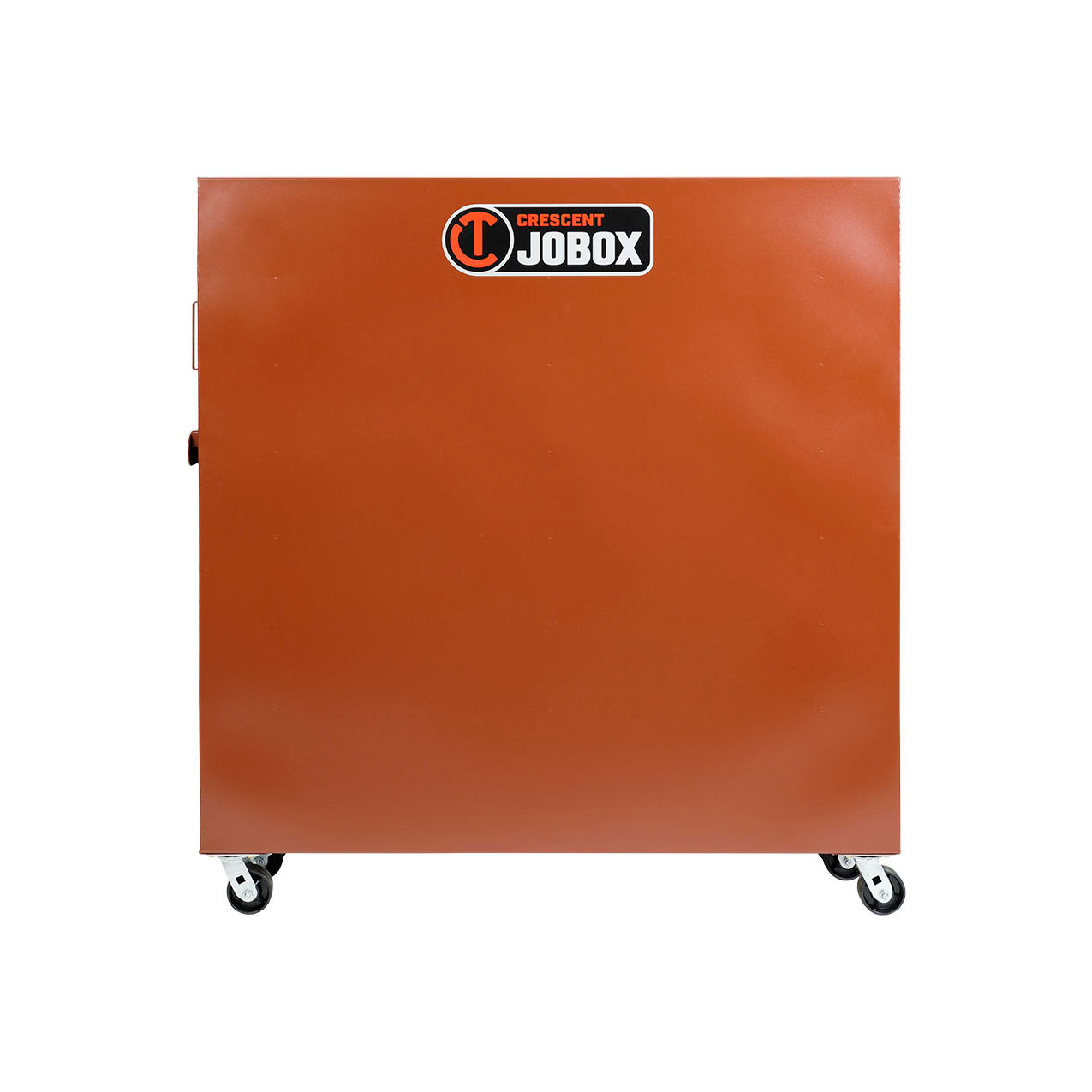 Rolling Clam Shell Cabinet with Dividers, 58 Cu. Ft. Cap., 62"W x 30"D x 63-1/2"H, Brown/Rust