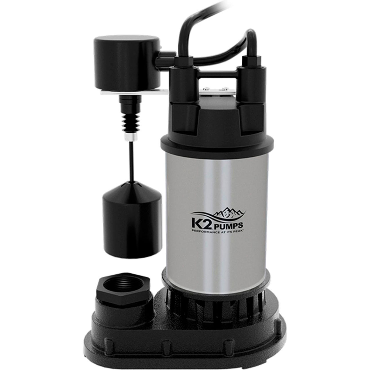 1/2 HP Vertical Stainless Top Suction Sump Pump