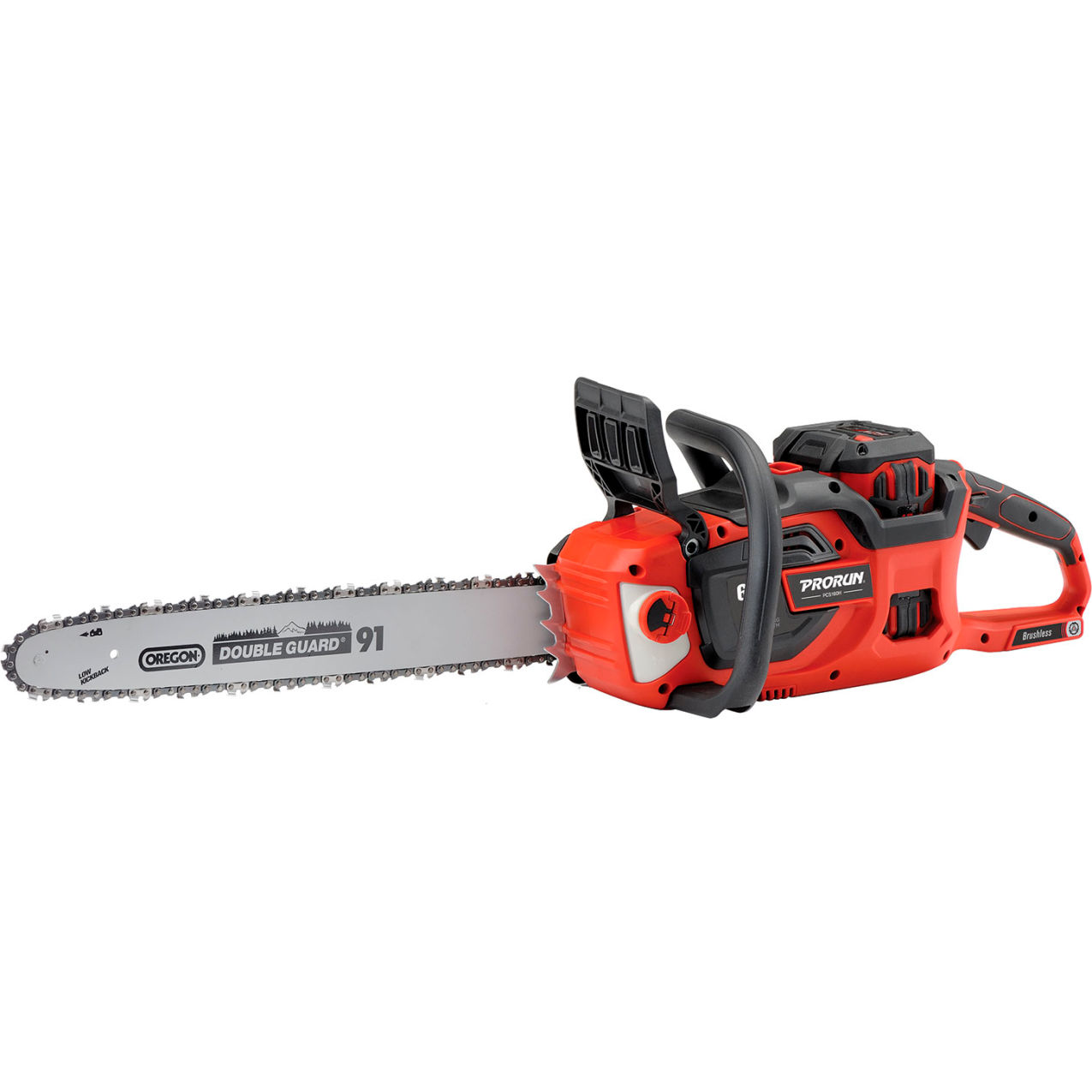 60V 16" Brushless Chainsaw, 5 Ah Battery & Charger