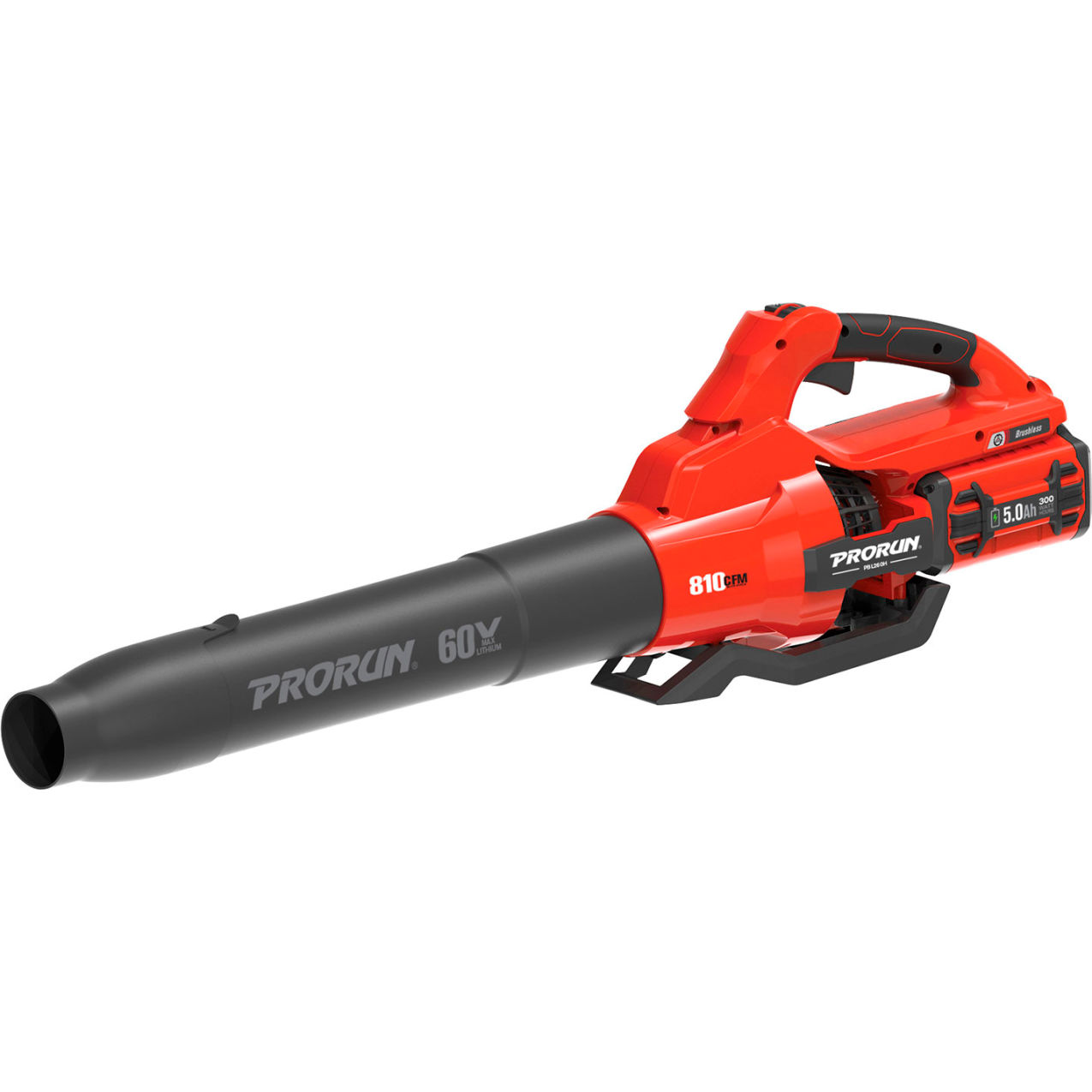 Brushless Handheld Blower with 5.0 Ah Battery & Charger, 190 MPH, 810 CFM, 60V