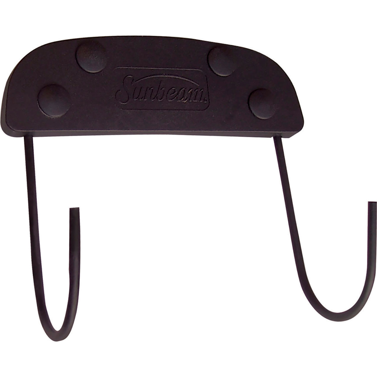 Ironing Board Holder with Hooks, Wall Bracket & Hardware, Black