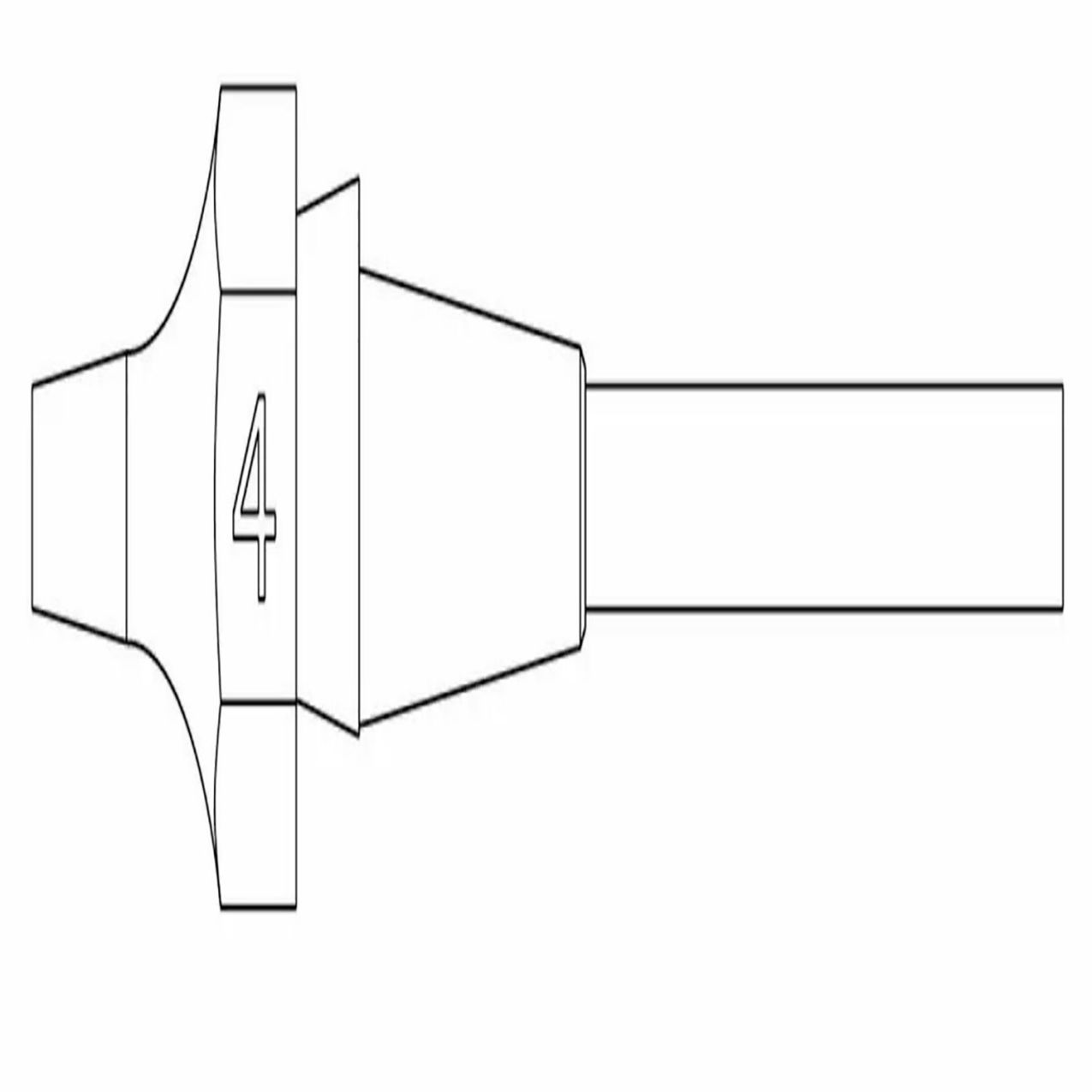 XDSL 5 Desoldering Tip, Inside 1.8mm, Outside 2.5mm, Nozzle Length 10.5mm