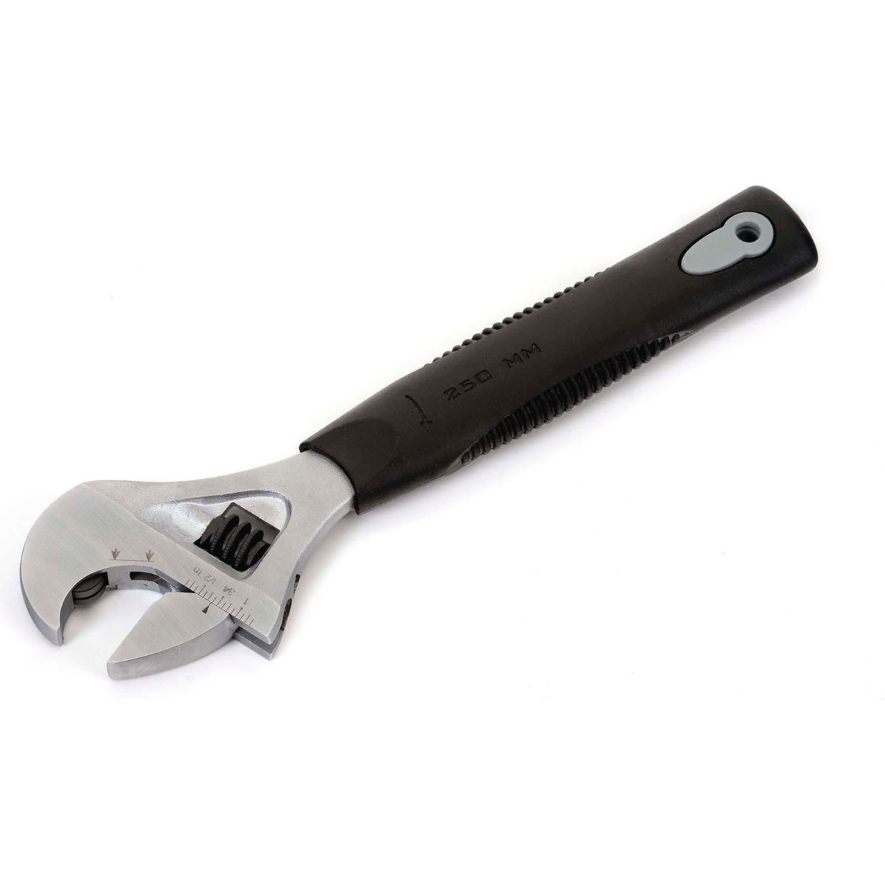 Ratcheting Adjustable Wrench with Chrome, 10" Long