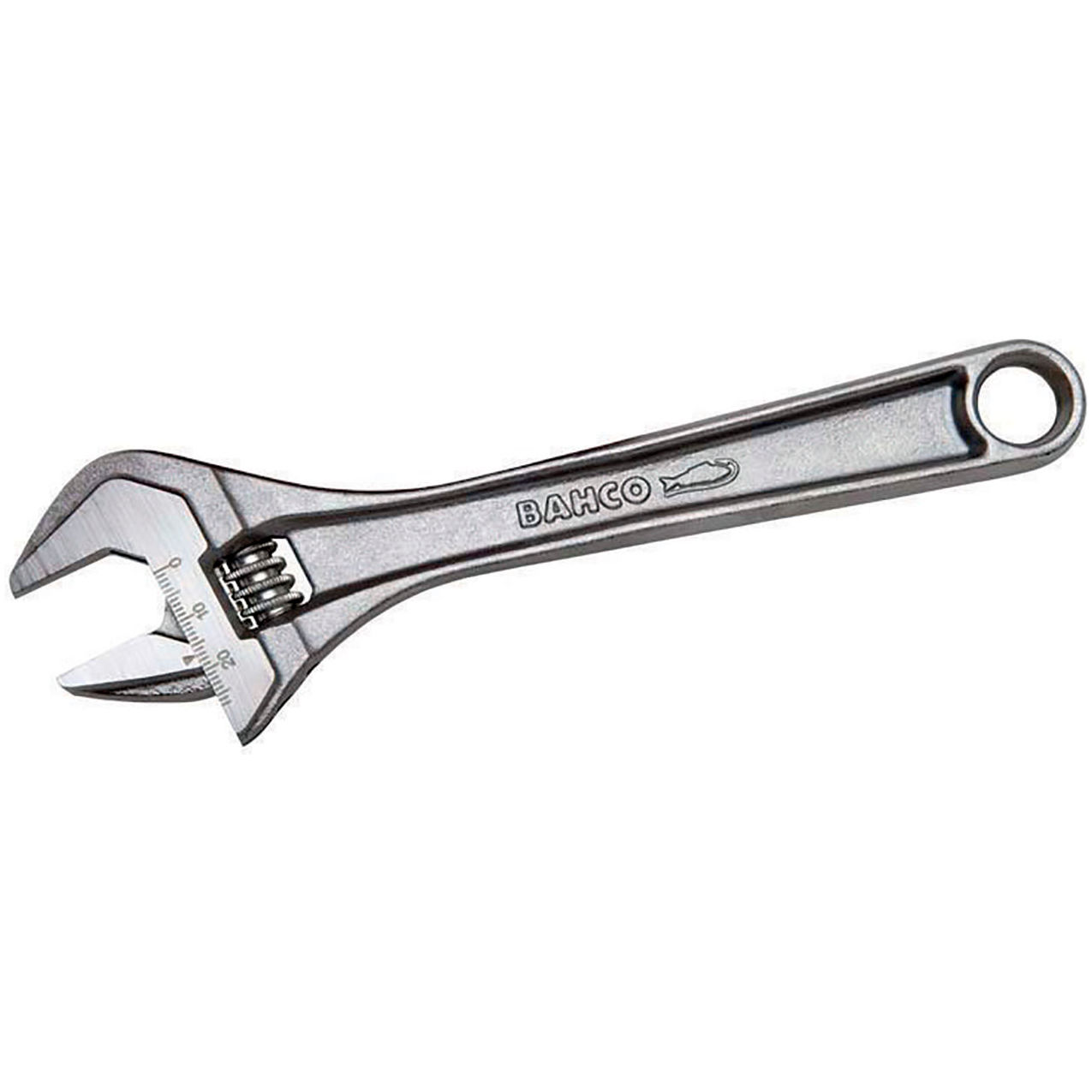 Adjustable Wrench with Chrome Finish, 12" Long