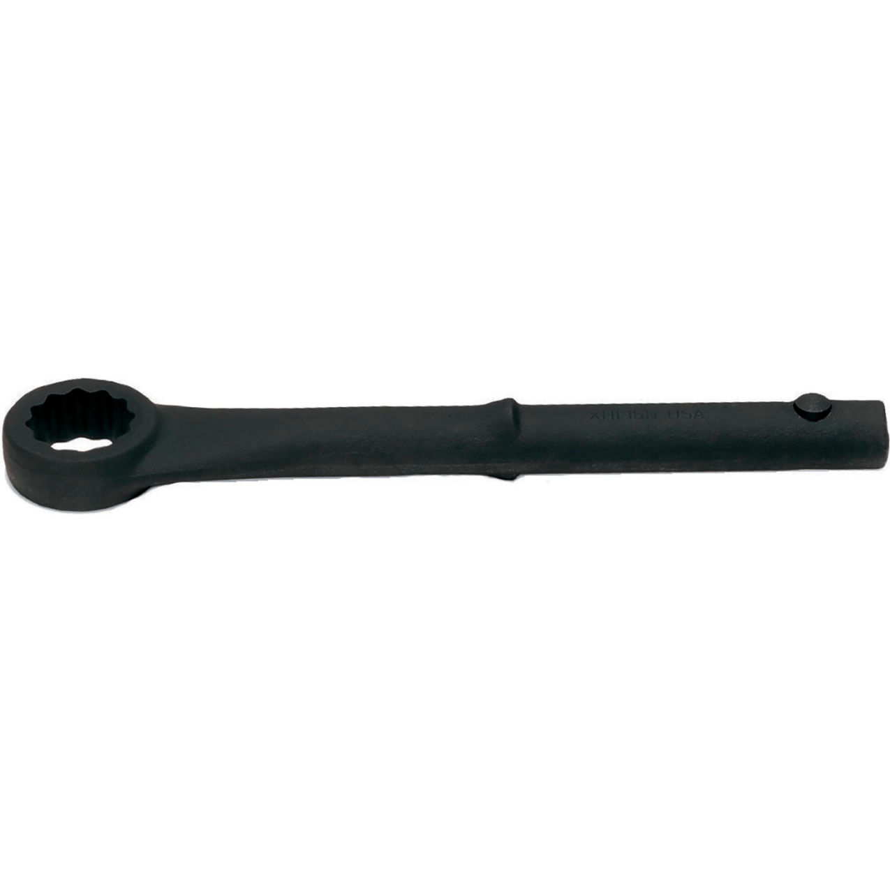 Straight Box End Tubular Handle Wrench, 12 Points, 1-1/4" Opening
