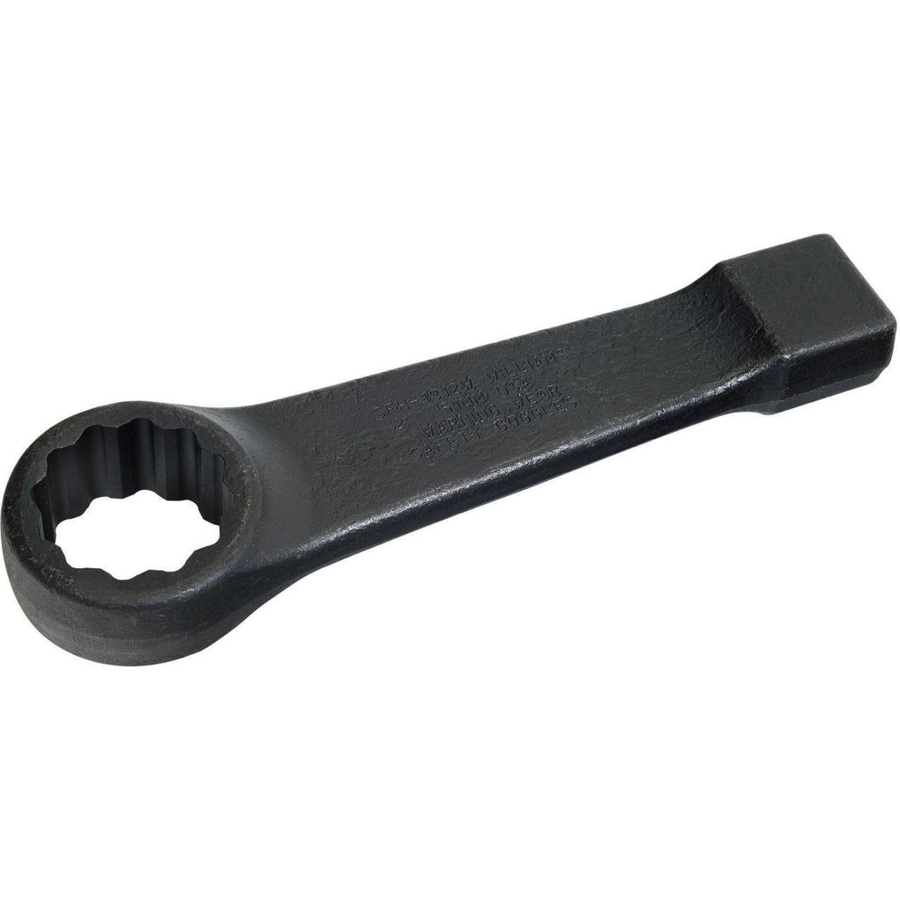 Straight Pattern Box End Striking Wrench, 12 Points, 1-11/16" Opening