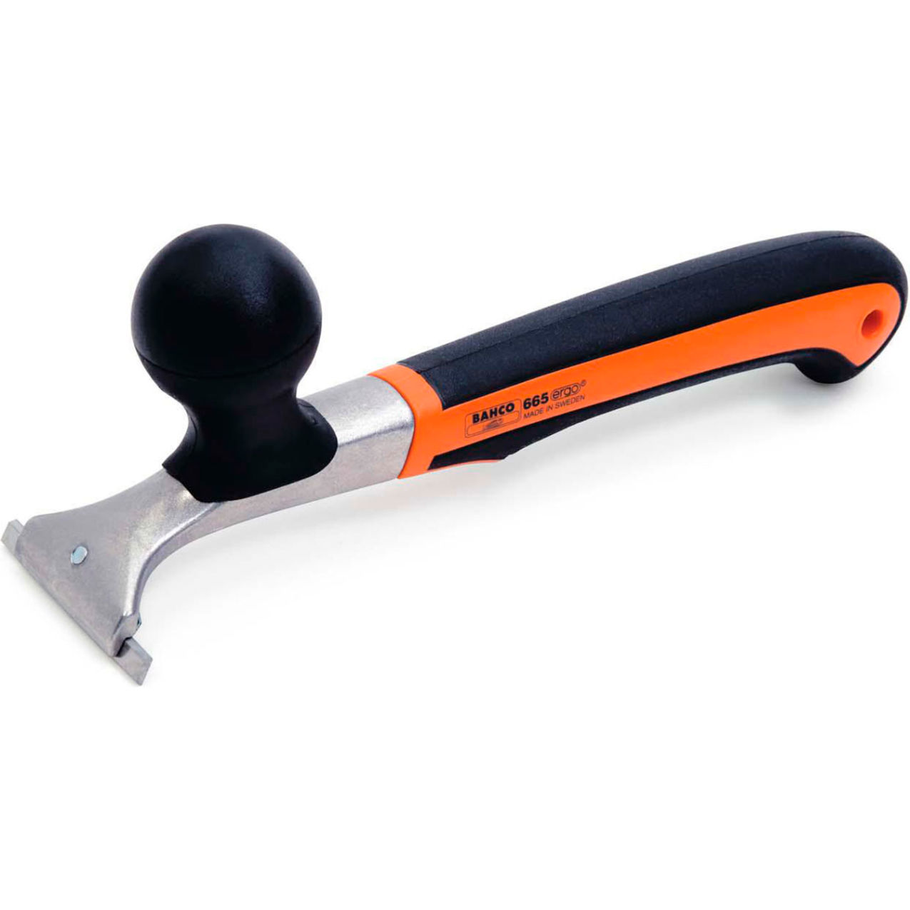 12" Paint Scraper with 2-1/2" Blade, Orange/Black