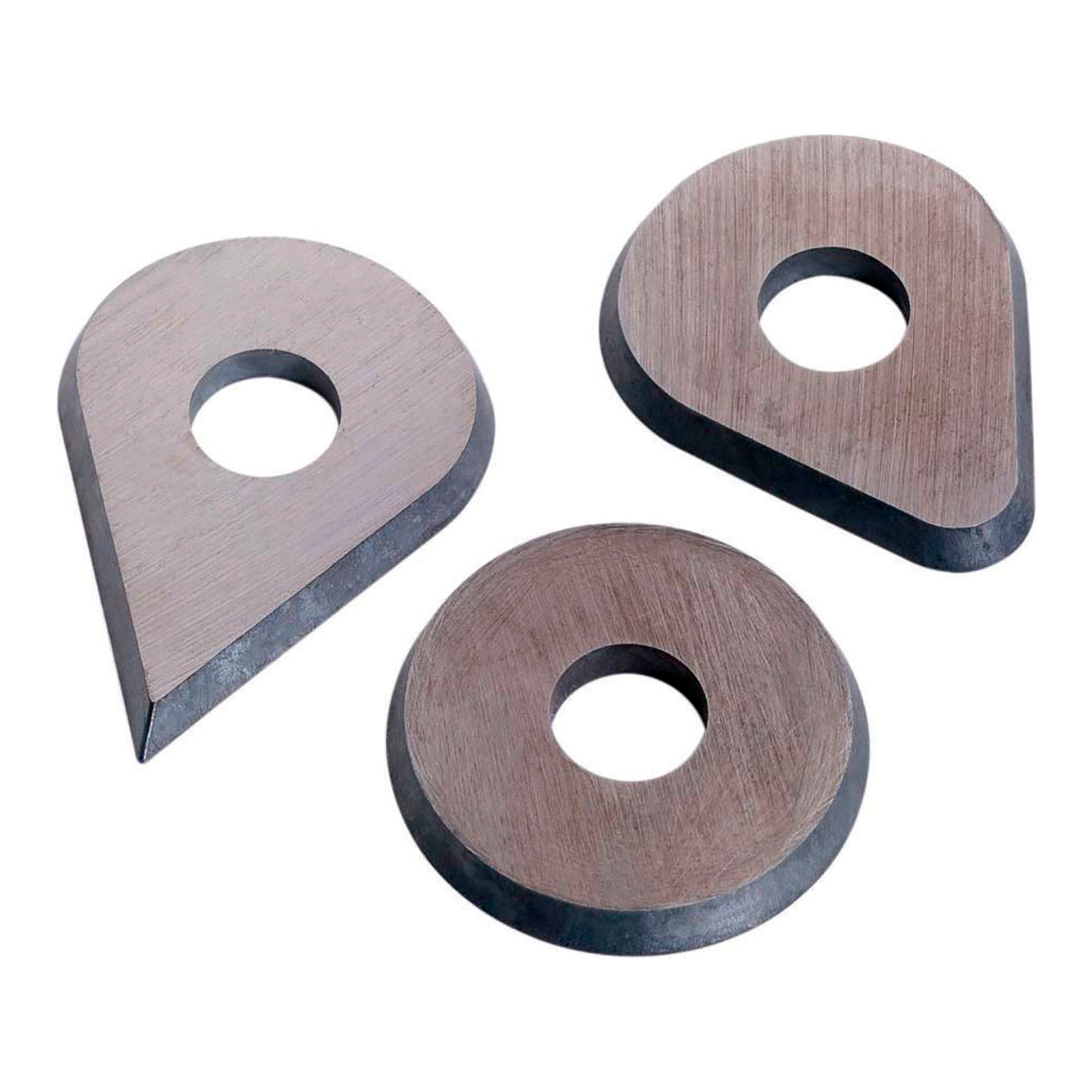 1-1/4" Pear-Shape Spare Blade For 625 Scraper, Natural Steel