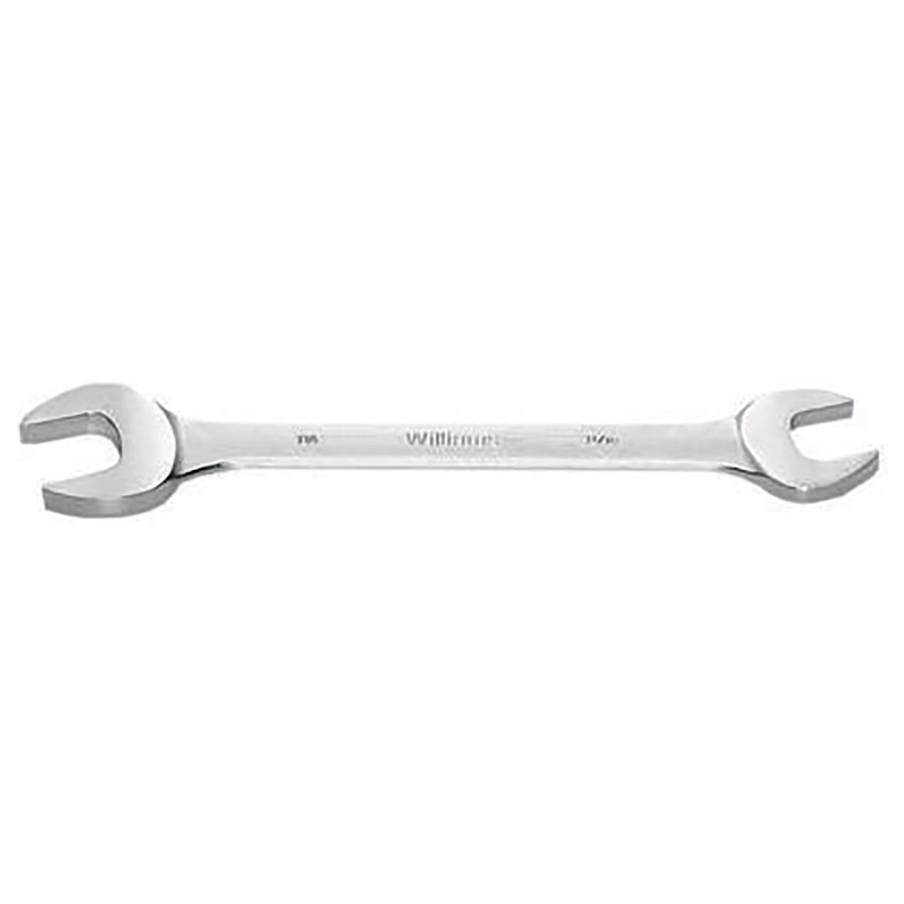 Double Head Open End Wrench, 1/4" x 5/16" Opening Size, Chrome