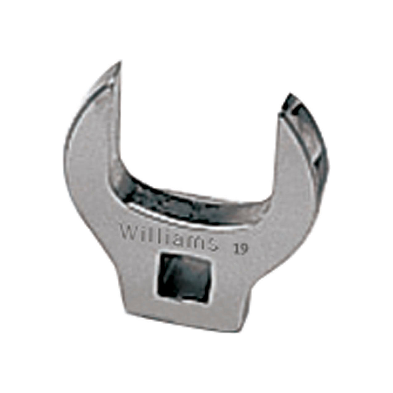 3/8" Drive Open End Crowfoot Wrench, 13mm Opening Size, Chrome