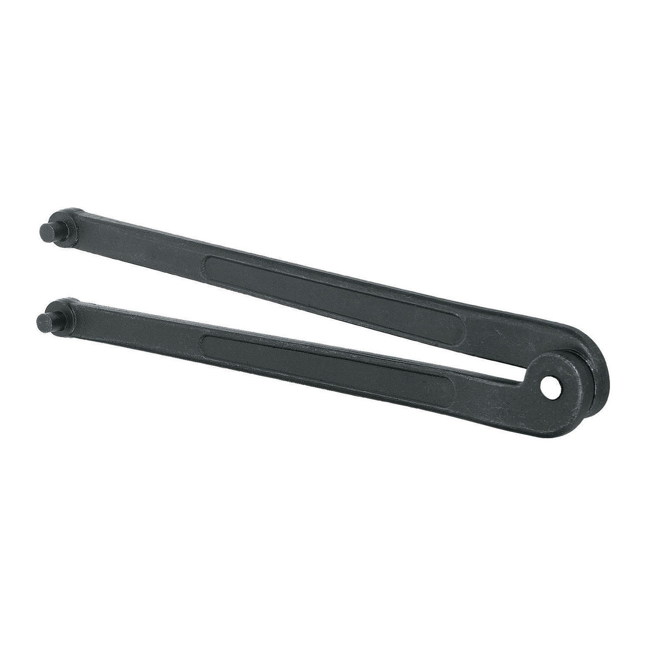 Adjustable Face Spanner, 2" Opening Size, Black