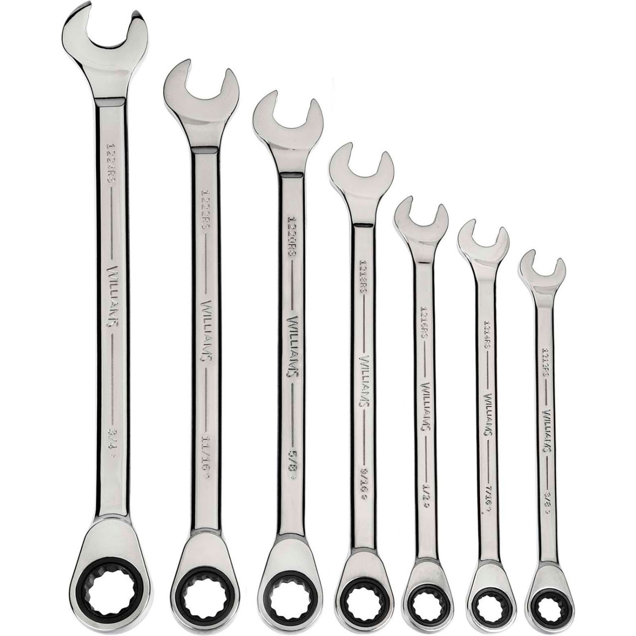 18mm 12-Point Standard Combination Ratcheting Wrench, Chrome