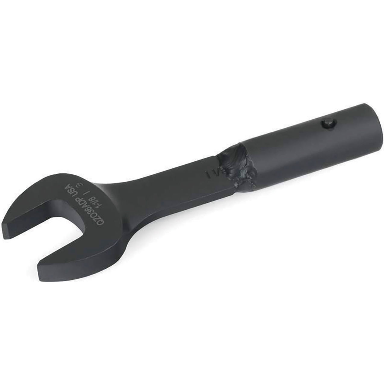 "Z" Torque - Head Open End Wrench, 1-7/16" Opening Size, Dual Pin, Black