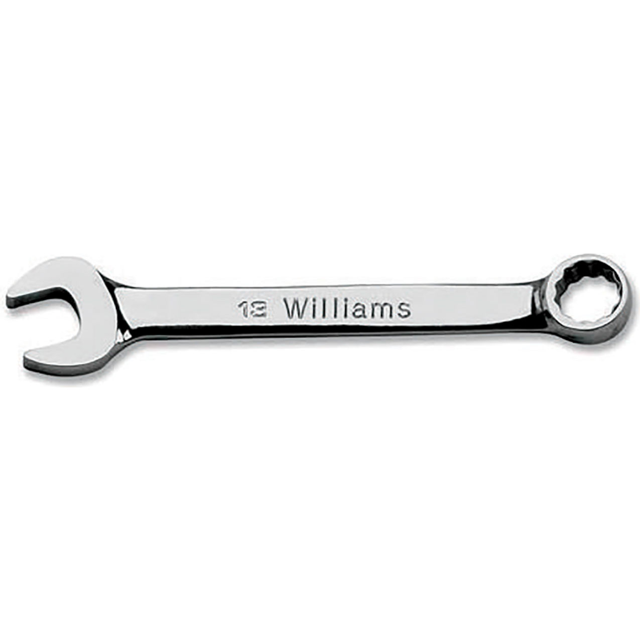 13" 12-Point Short Combination Ratcheting Wrench, Chrome