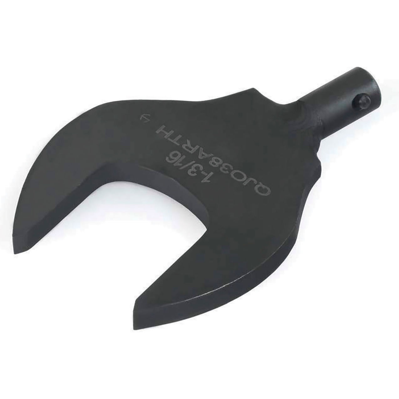 "J" Open End Thin Torque - Head , 1" Opening Size, Black