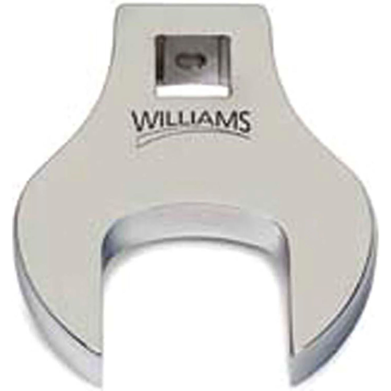 3/8" Drive Open End Crowfoot Wrench, 1-1/8 " Opening Size, Chrome