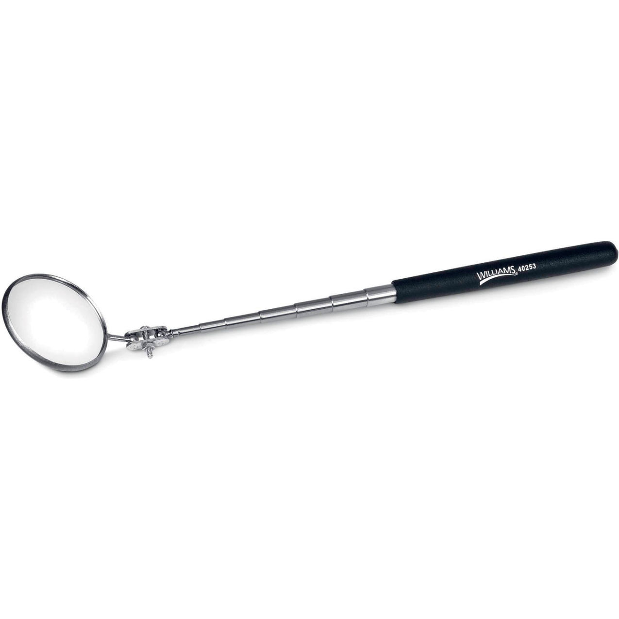 Telescoping Inspection Mirror with Stainless Steel Shaft, 2-1/4" Diameter