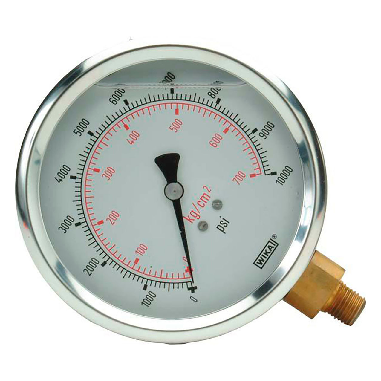 2-1/2" Liquid Gauge, 0-10000 PSI, 1/4"-18NPTF