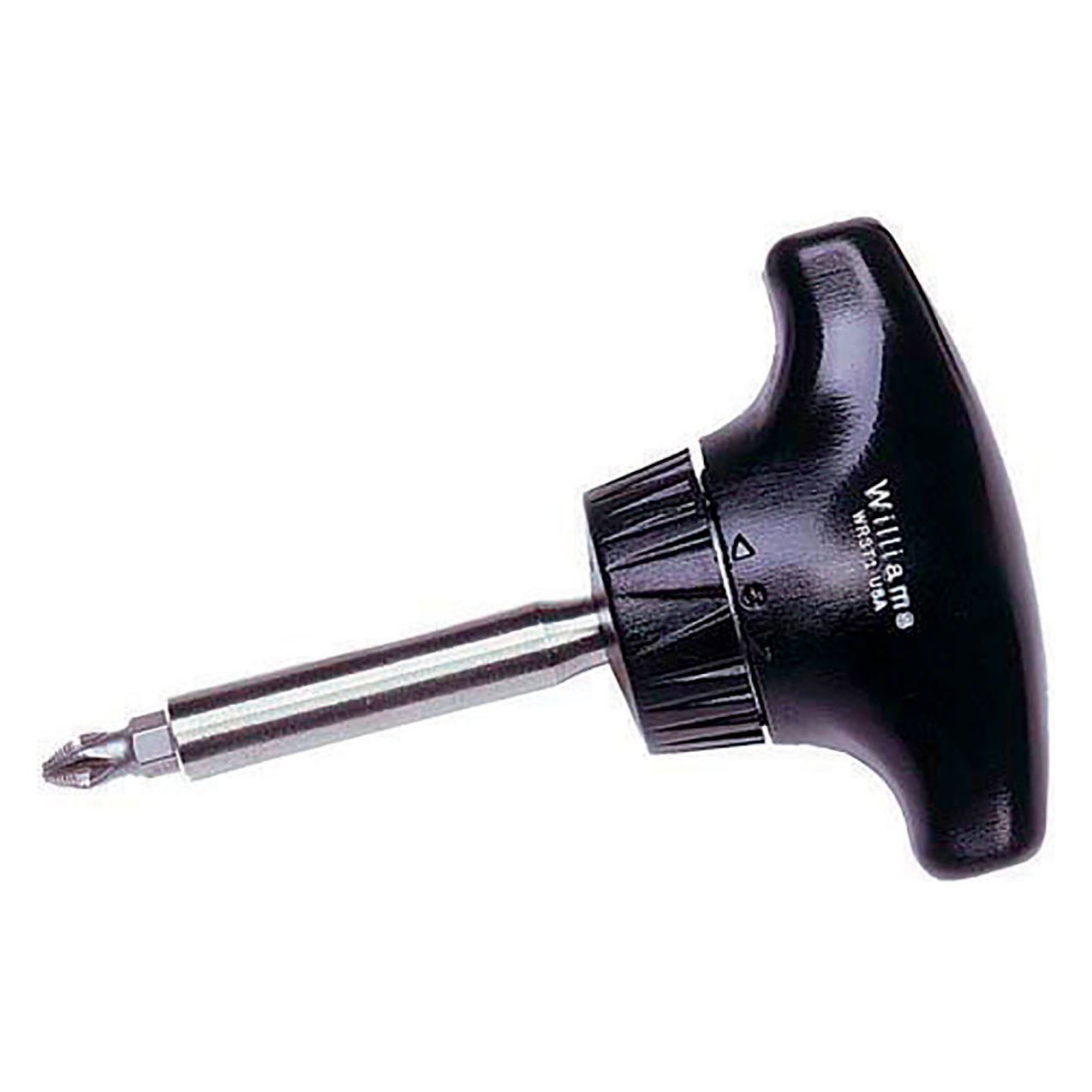 T-Handle Ratcheting Screwdriver Stubby