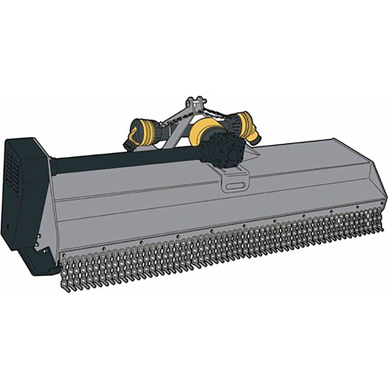 72" Flail Mower with Hammer Blades For C70/C270/992 Series, Orange