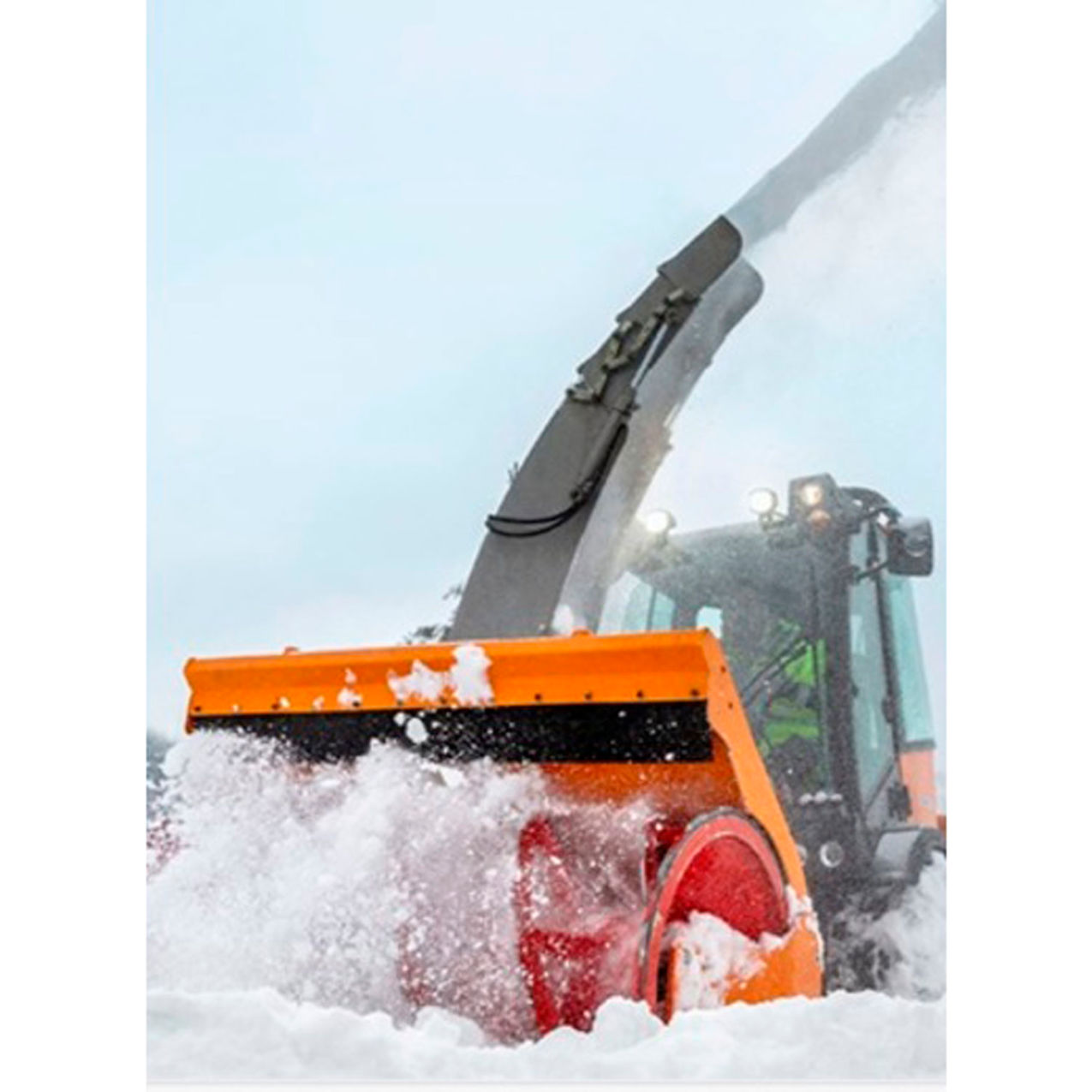 53" Snow Blower with Double Flap Chute For C992/S75/S100, Orange