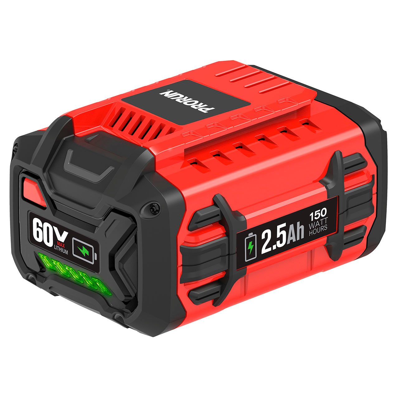 60V Lithium-Ion Battery Pack, 2.5Ah Capacity